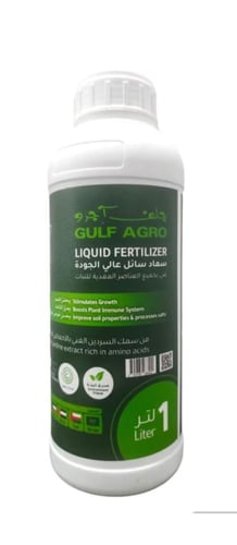 Gulf Agro liquid fertilizer with quality 1 liter