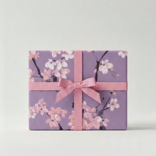 ورق تغليف أزهار الساكورا (بنفسجي)