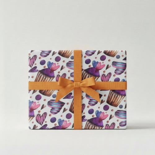 ورق تغليف هدايا الكب كيك