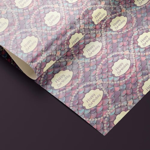 ورق تغليف هدايا الأصداف