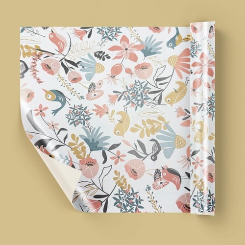 ورق تغليف هدايا العصافير