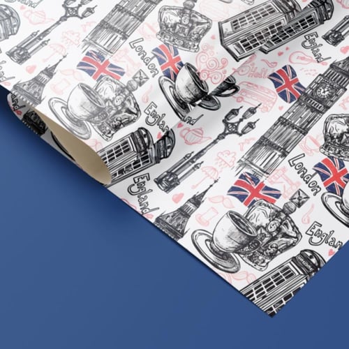 ورق تغليف هدايا لندن