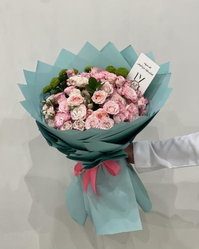 باقة بيبي روز دبل كلر ٣