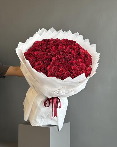 باقة ورد احمر جوري