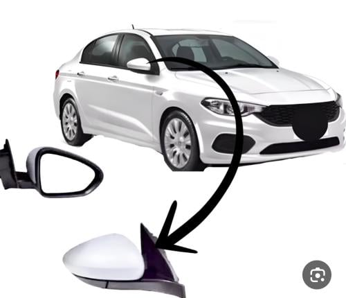 مراية دوج نيون يمين (الراكب)اصلي مستخدم