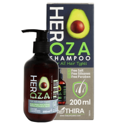 هيروزا - شامبو الافوكادو والبروتين لزيادة نمو الشع...