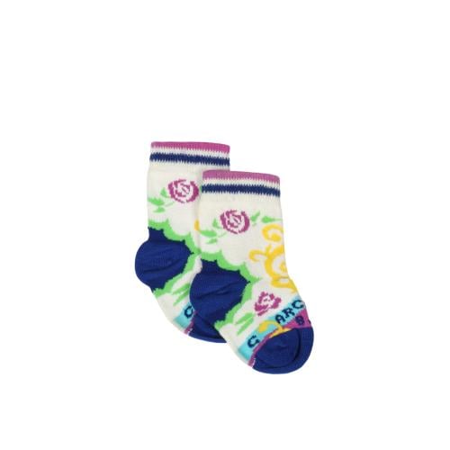 عروض خاصه جوارب اطفال مزينه بزهور ملونه عدد 12 قطع...