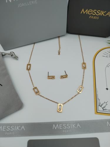 طقم سلسال وحلق ميسيكا