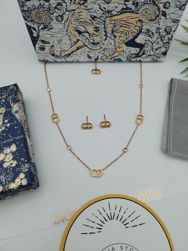 طقم سلسال وحلق ديور