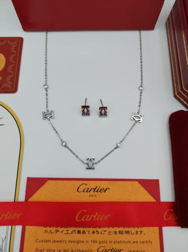 طقم سلسال وحلق كارتير