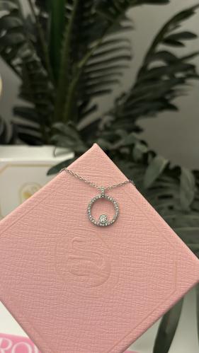 سلسال سوارفسكي فضي