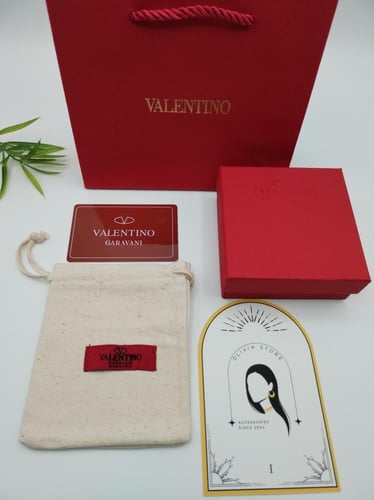 طقم سلسال وحلق فالنتينو