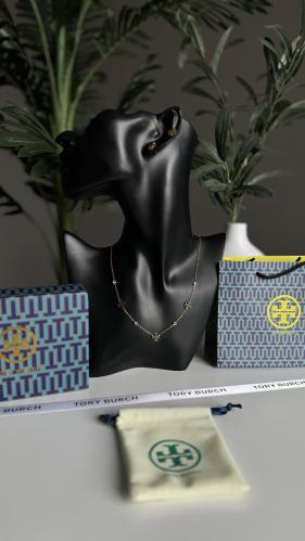 طقم سلسال و حلق توري بورش