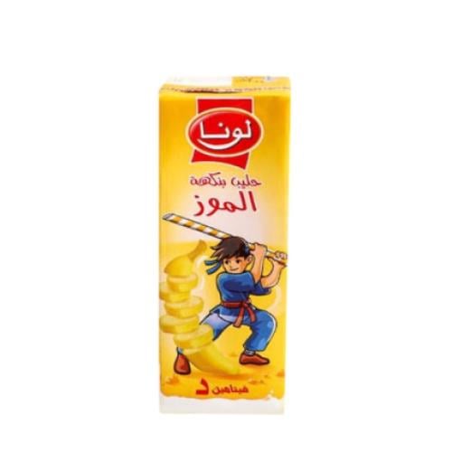 لونا حليب بنكهه الموز 200 مل