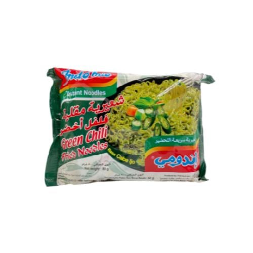إندومي شعيرية مقلية بنكهة الفلفل الأخضر 80 جرام