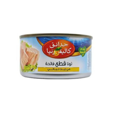 تونة حدائق كاليفورنيا قطع فاتحة 160 جم