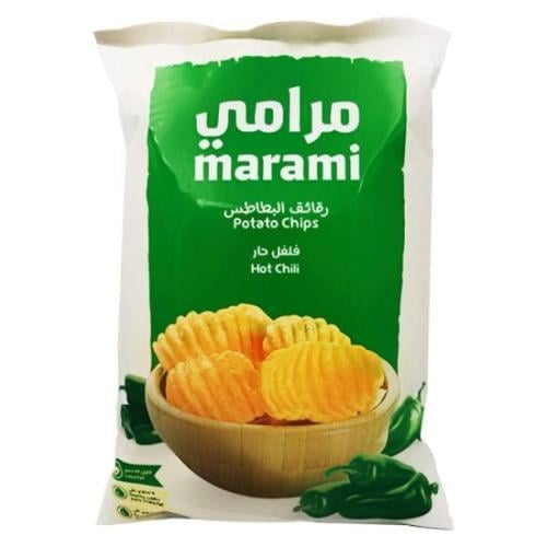مرامي رقائق البطاطس نكهة فلفل حار100 جرام