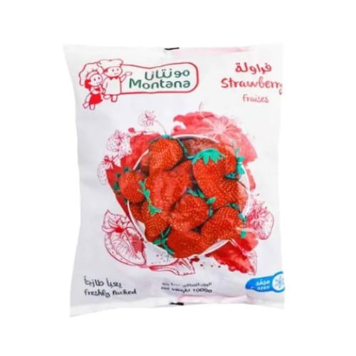 مونتانا فراولة مجمدة 1 كيلو