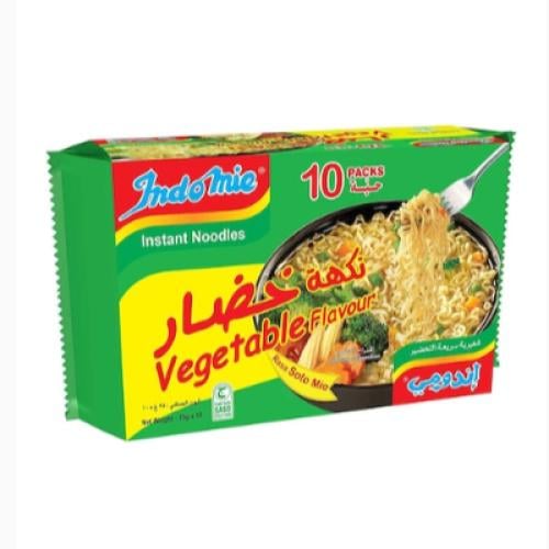 إندومي شعيرية بنكهة الخضار 10 × 75 جرام