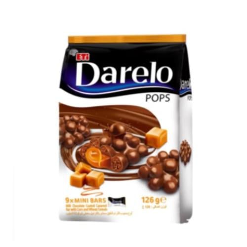 Darelo pops mini bars caramel 126g