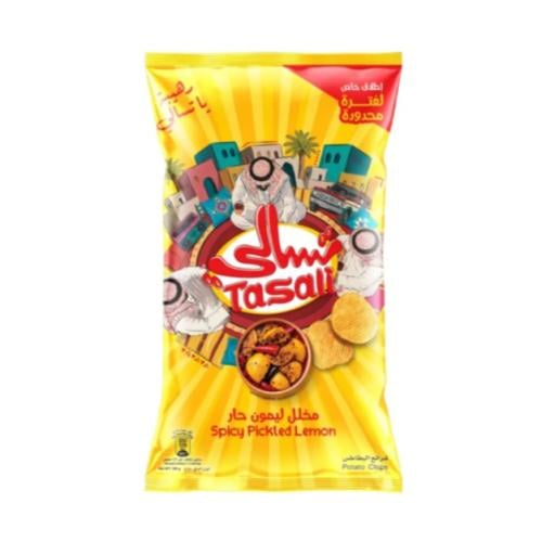 تسالي شيبس مخلل ليمون حار 180 جم