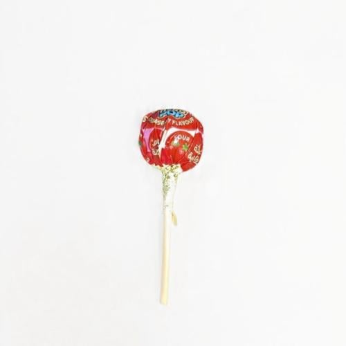 Heropop Sour Strawberry-Flavored Lollipop 18g