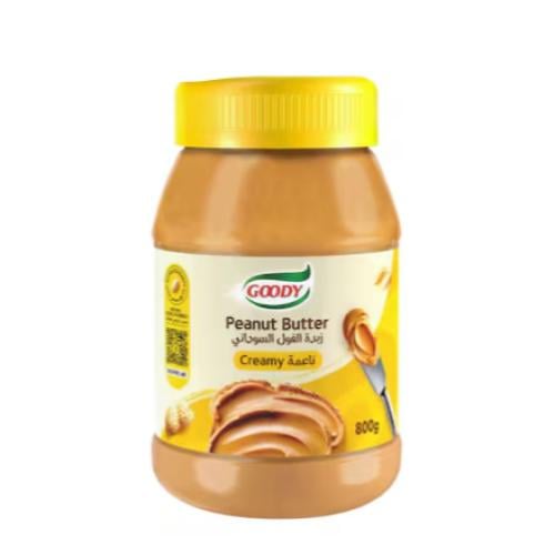 قودي زبدة الفول السوداني ناعمة 800 جرام