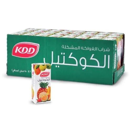 كي دي دي عصير الكوكتيل 180 مل *24 حبة