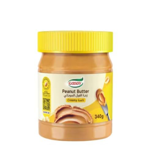 قودي زبدة الفول السوداني ناعمة 340 جرام