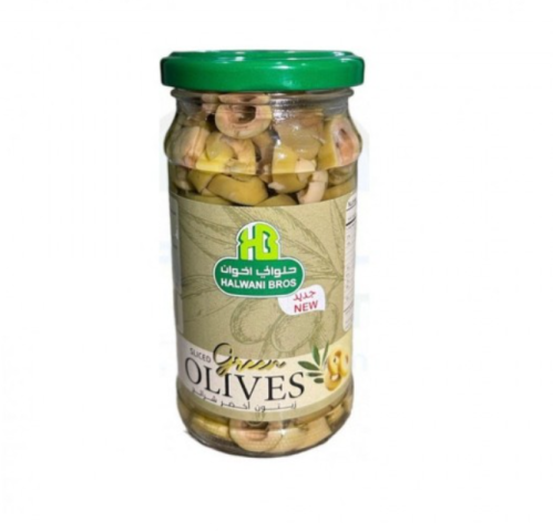 حلواني إخوان زيتون اخضر شرائح بمحلول الماء 240 جم