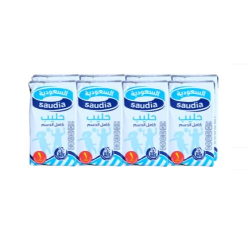 السعودية حليب كامل الدسم 8 × 125 مل