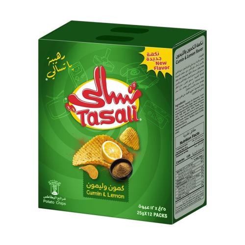 تسالي ليمون بالكمون 12X25جم