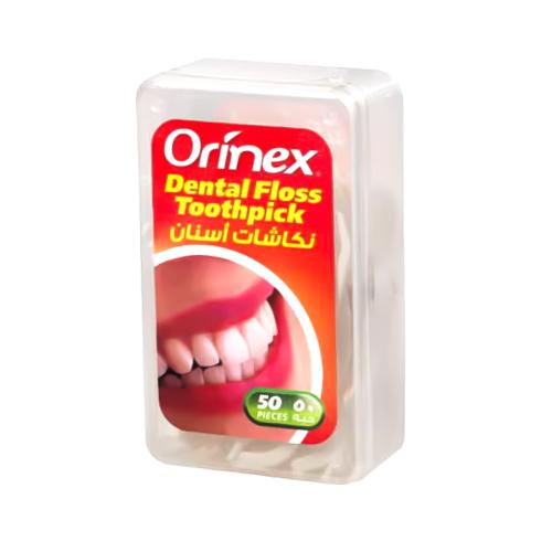 أورينكس نكاشة مع خيط تنظيف الأسنان - 50 حبة