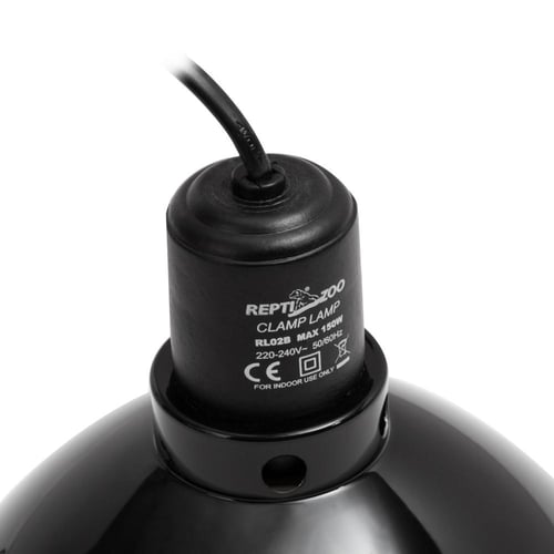 Reflecting dome lamp fixture 8.5'' -black