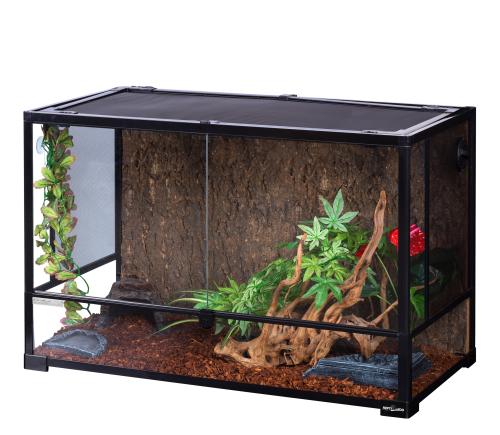 Knock-Down glass terrariums double hinge door 914*...