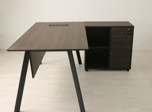 مكتب ميلامين لون POLE بنى كافية * DARK GERY مقاس 1...