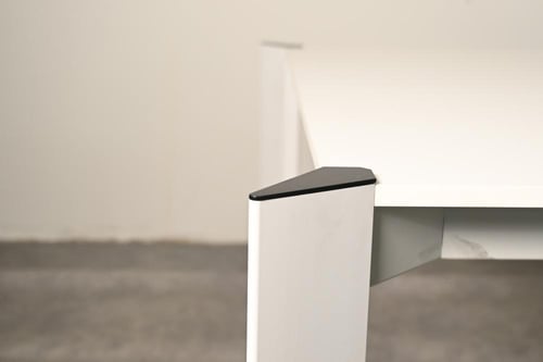 طاولة اجتماع مستطيلة مقاس 220 *120-75سم لون ابيضWH...