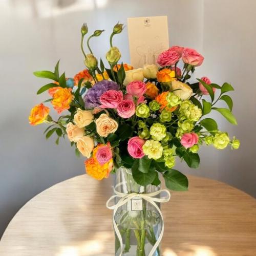 فازة ورد طبيعي