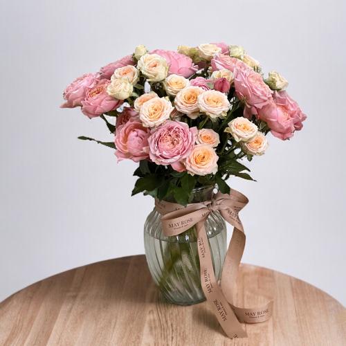 فازة ورد طبيعي