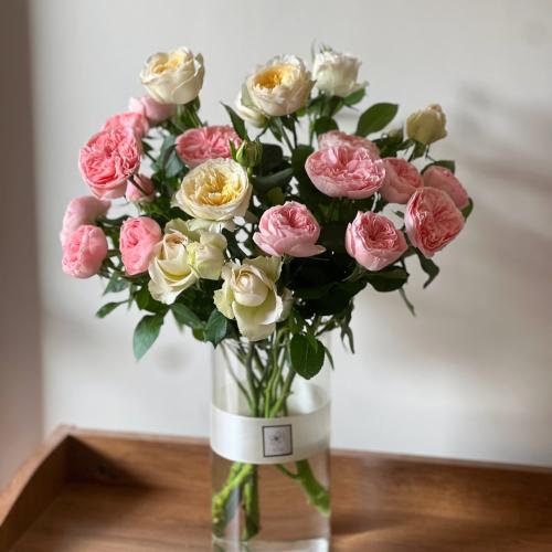 فازة ورد طبيعي