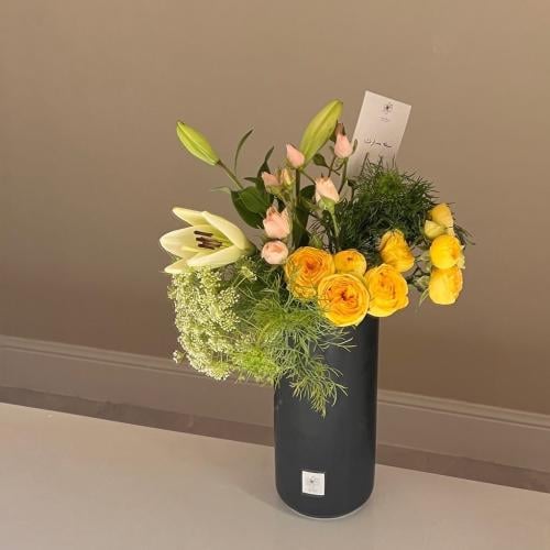 فازة ورد طبيعي