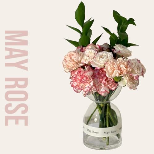 فازة ورد طبيعي