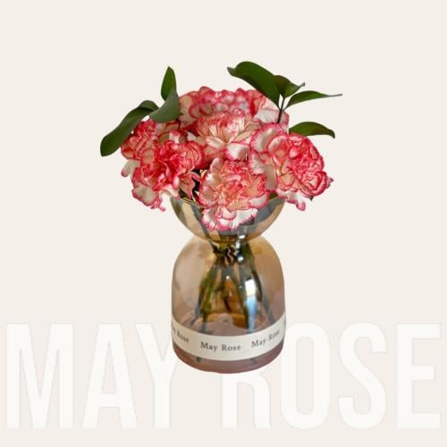 فازة ورد طبيعي فاخر