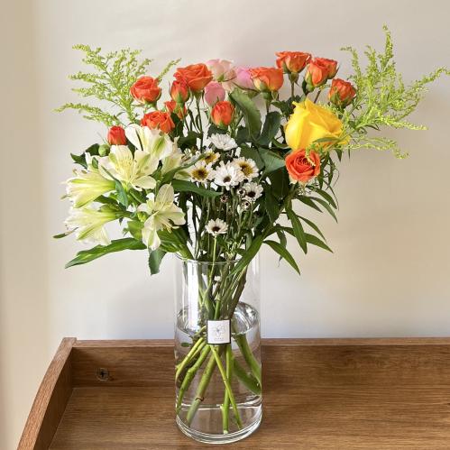 فازة بيبي جوري والستروميريا طبيعي