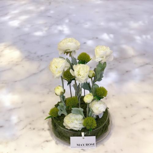 فازة ورد صناعي