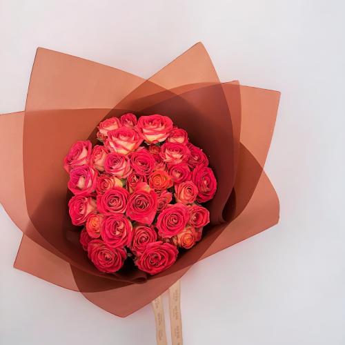 بوكيه ورد طبيعي