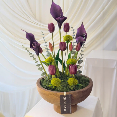 فازة ورد صناعي