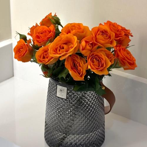 فازة بيبي جوري برتقالي طبيعي