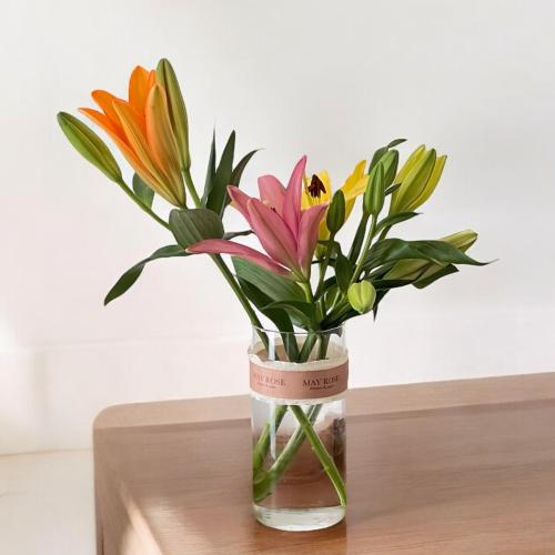 فازة ورد طبيعي