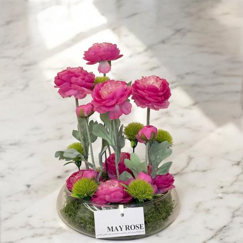 فازة ورد صناعي